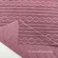 tessuto jacquard a maglia con spandex poliestere